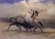Albert Bierstadt Last of the Buffalo oil painting